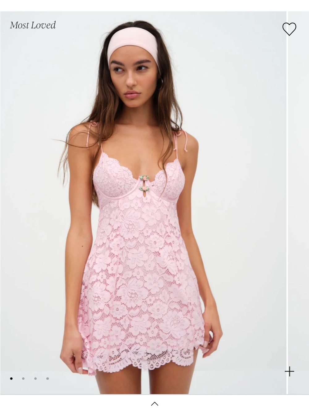 For Love and Lemons Blue Lace Dress